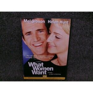 What Women Want DVD Widescreen 2000 Mel Gibson Helen Hunt Comedy Paramount